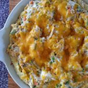 Cheesey Chicken and Stuffing Casserole