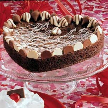 Hugs and Kisses Brownies