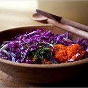 SHREDDED RED CABBAGE & CARROT SALAD