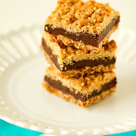 Oatmeal Fudge Bars