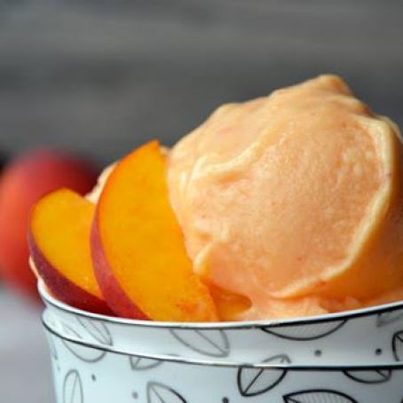 Peach Frozen Yogurt