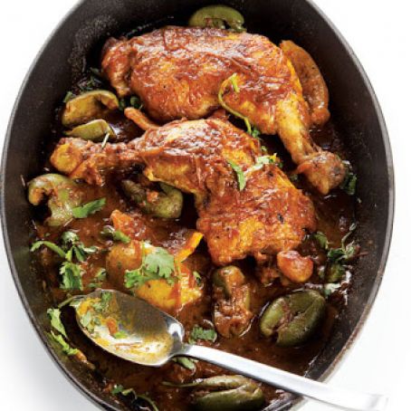 Djaj Mqualli (Chicken, Olive, and Lemon Tagine)