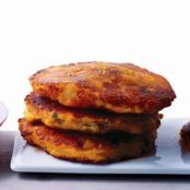 ECUADORAN POTATO CAKES w/PEANUT SAUCE