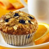 Blueberry Oat Flaxseed Muffins