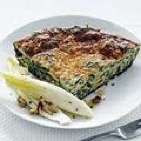 Crustless Spinach Quiche