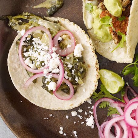 Rajas Poblanos Taco Filling