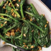 Spicy Spinach with Sunflower Seeds