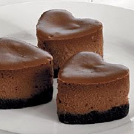 Chocolate Kahlua Mini Cheescakes