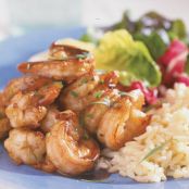 Sautéed Shrimp with Buttery Balsamic Vinegar Sauce