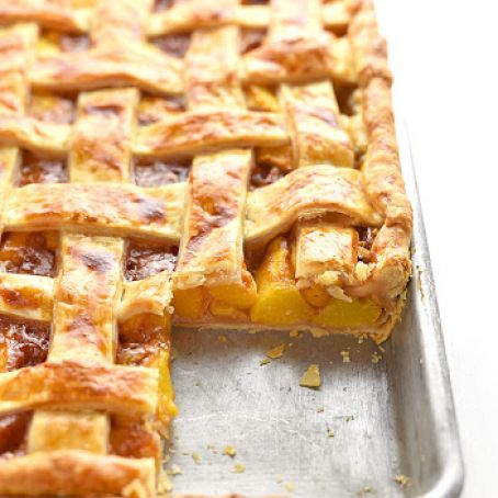 Peach Slab Pie