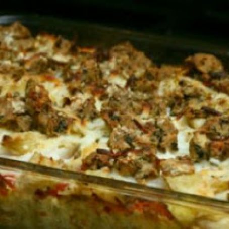 Beefy Burger Casserole