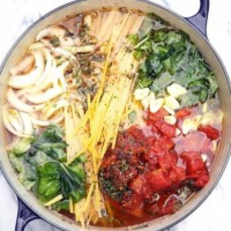 One Pot Wonder Tomato Basil Pasta