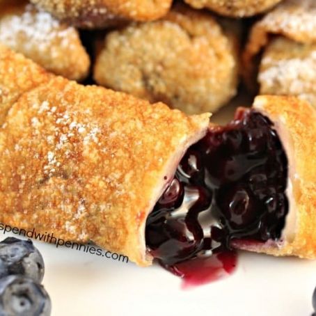 BLUEBERRY EGG ROLLS