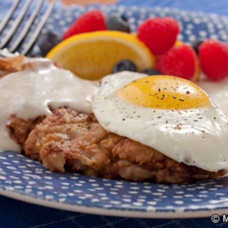 Country-Fried Steak & Eggs