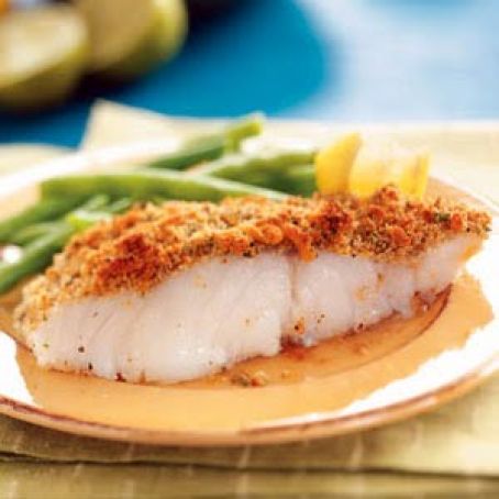 Crumb-Topped Baked Fish for Two Recipe