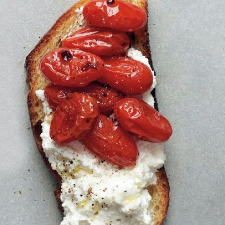 Roasted Tomatoes & Ricotta