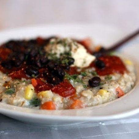 Savory Lunchtime Vegan Oats