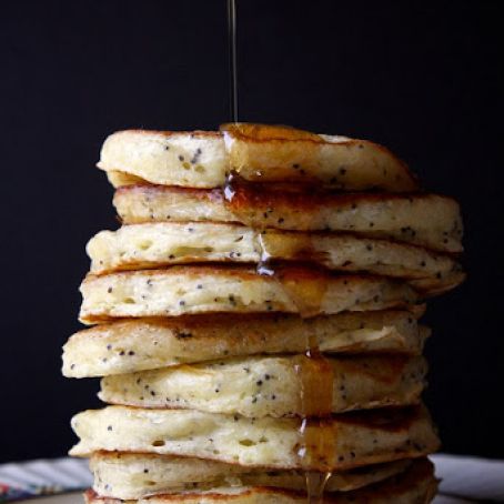 Lemon Poppy Seed Pancakes