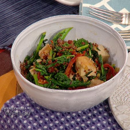 Sun-dried Tomato & Broccoli Rabe Quinoa Salad