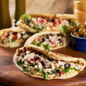 Grilled Chicken Salad Flatbread Sandwiches (David Venable)