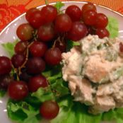 Chicken Salad with Bleu Cheese and Grapes