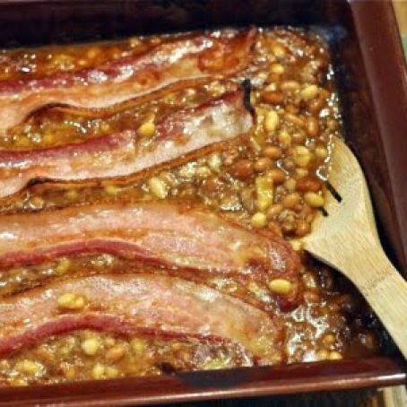 Beefed Up Baked Beans