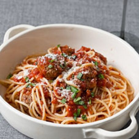 Classic Spaghetti and Meatballs