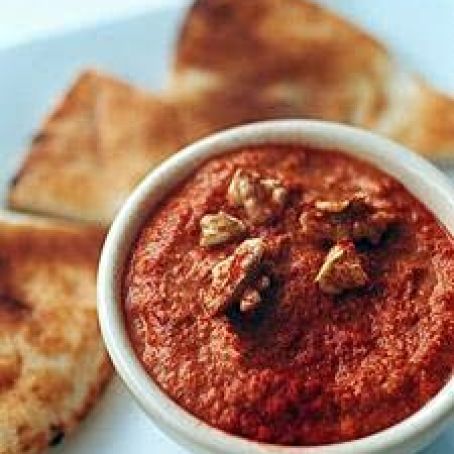 Roasted Red Pepper and Walnut Dip