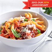Fresh Tomato, Sausage, and Pecorino Pasta- Cooking Light