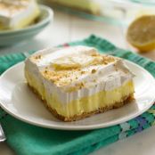 LEMON CHEESECAKE PUDDING DESSERT