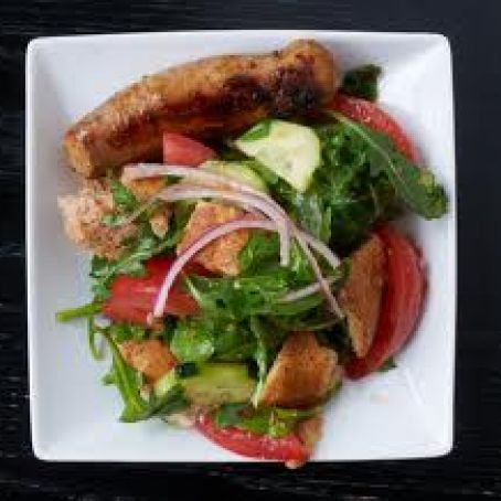 Panzanella w/Chicken Sausage