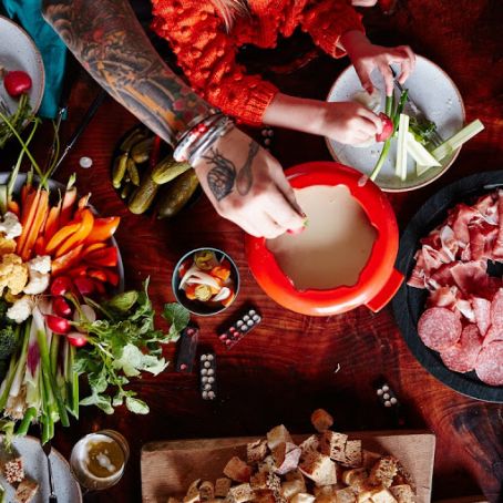 Cheese Fondue w/Beer and Bourbon