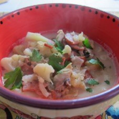 HEALTHY NEW ENGLAND CLAM CHOWDER