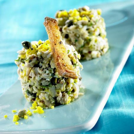 Gribiche-style Mackerel Spread