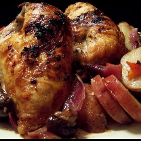 Greek Chicken with Cucumber Salad