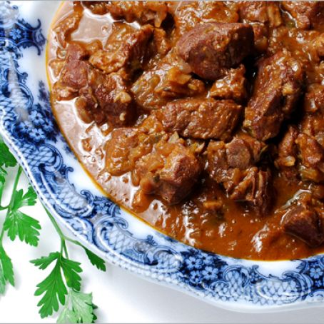 Braised Lamb with Juniper Berries, Fennel and Sage