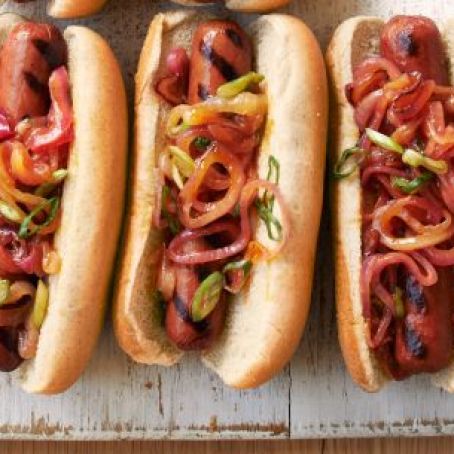 Sauteed Sweet-and-Sour Onion Relish (Hot Dog Topping)