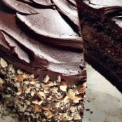 Chocolate Cake with Fleur de Sel Caramel Filling