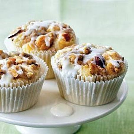 Cupcakes, Amaretto Apple Streusel