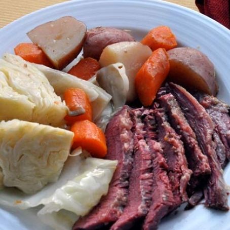 Corned Beef and Cabbage (Slow Cooker Version)