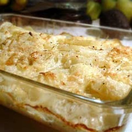 Onion Potato Gratin Recipe