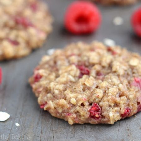 Raspberry Oatmeal Cookies