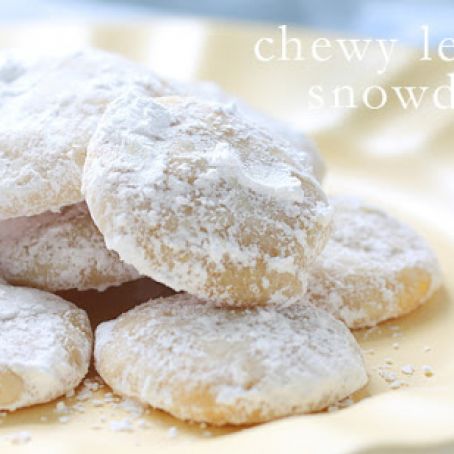 bake sale week: chewy lemon snowdrop cookies | sophistimom