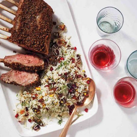 Spice-Rubbed Rack of Lamb