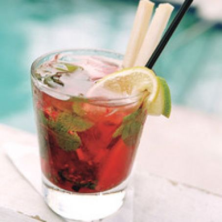 cocktails (Raspberry Mojito)