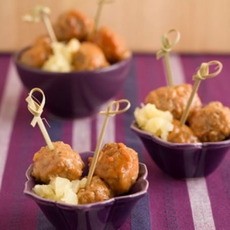 The Deen Bros. Lighter Sweet and Sour Meatballs