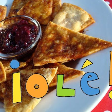 Cinnamon Sugar Dessert Chips With Fruit Salsa