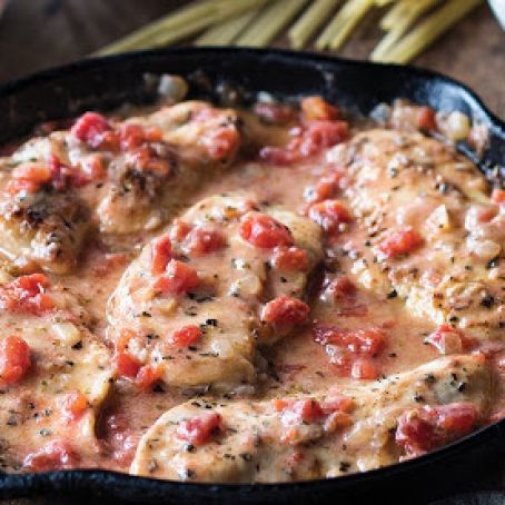 HERBED CHICKEN & TOMATOES RECIPE