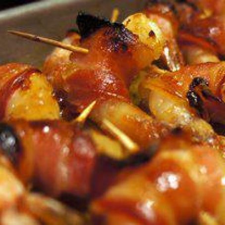 Shrimp - Bacon Wrapped BBQ