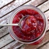 Rhubarb Rose Compote